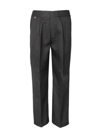 grey trousers