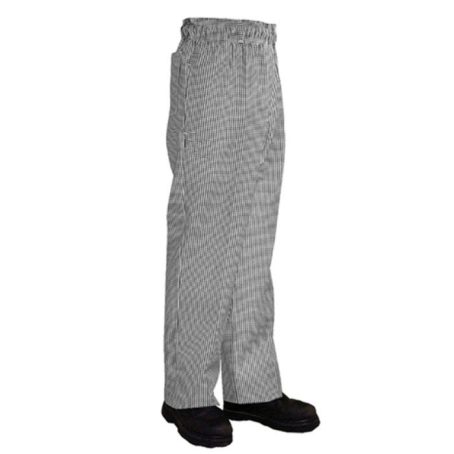 black and white checks chef trouser